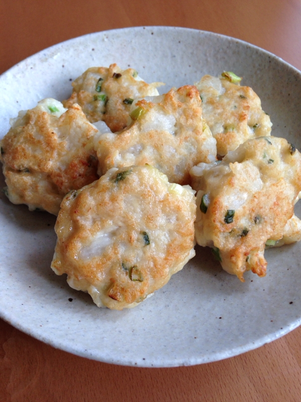 たたき長芋のつくね揚げ