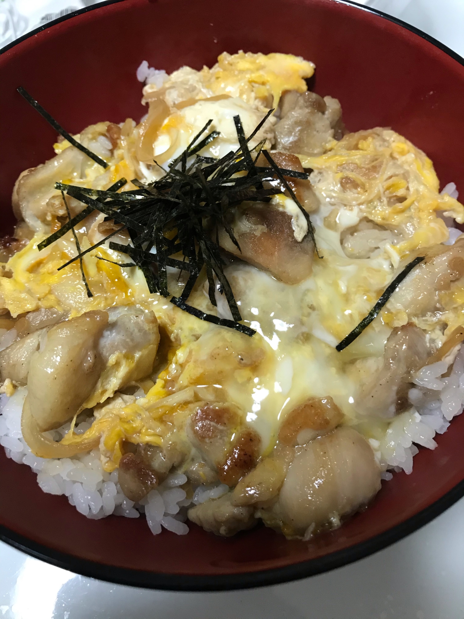 こんがり焼いた親子丼