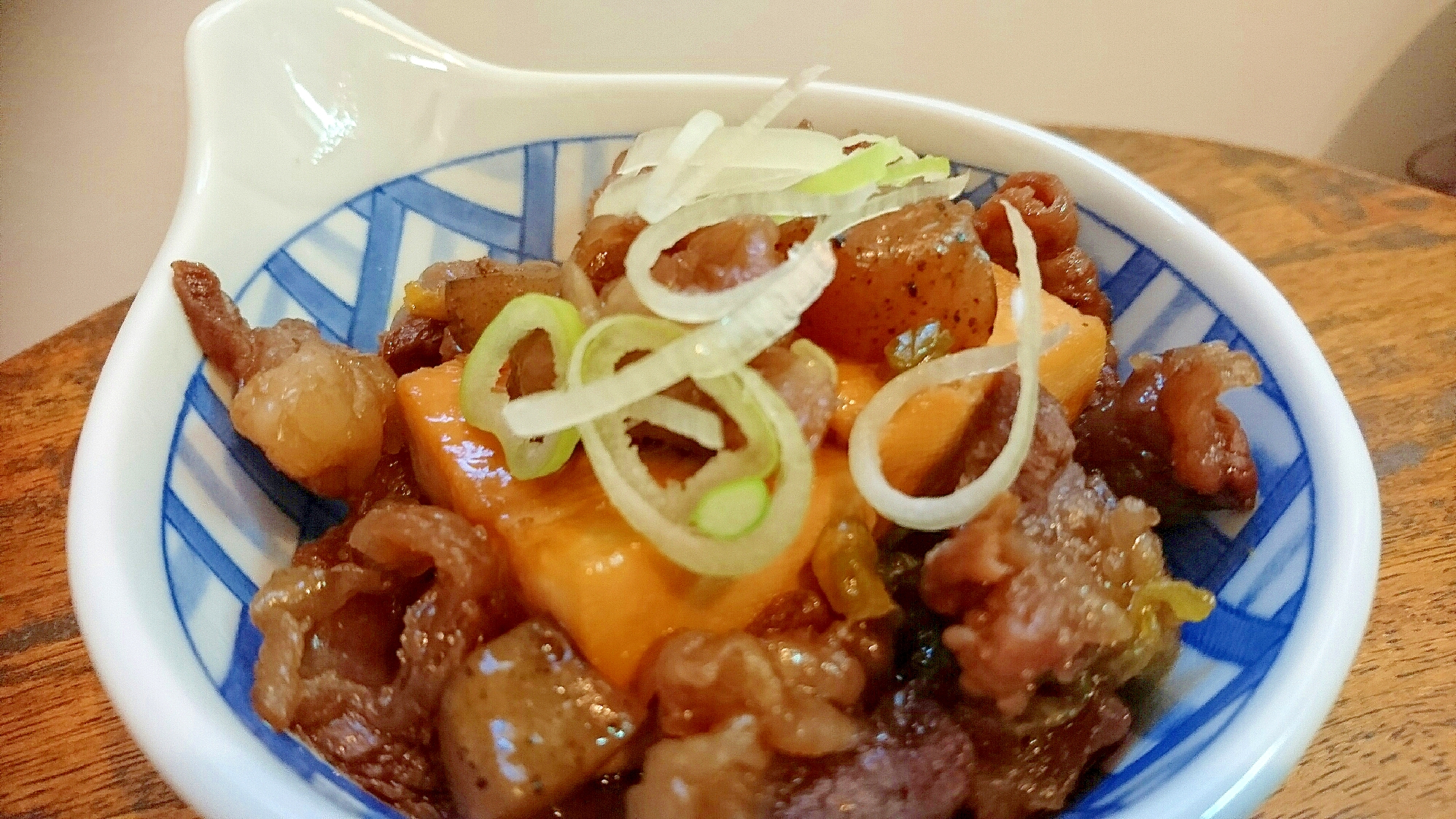 ぼっかけの豆腐煮込み