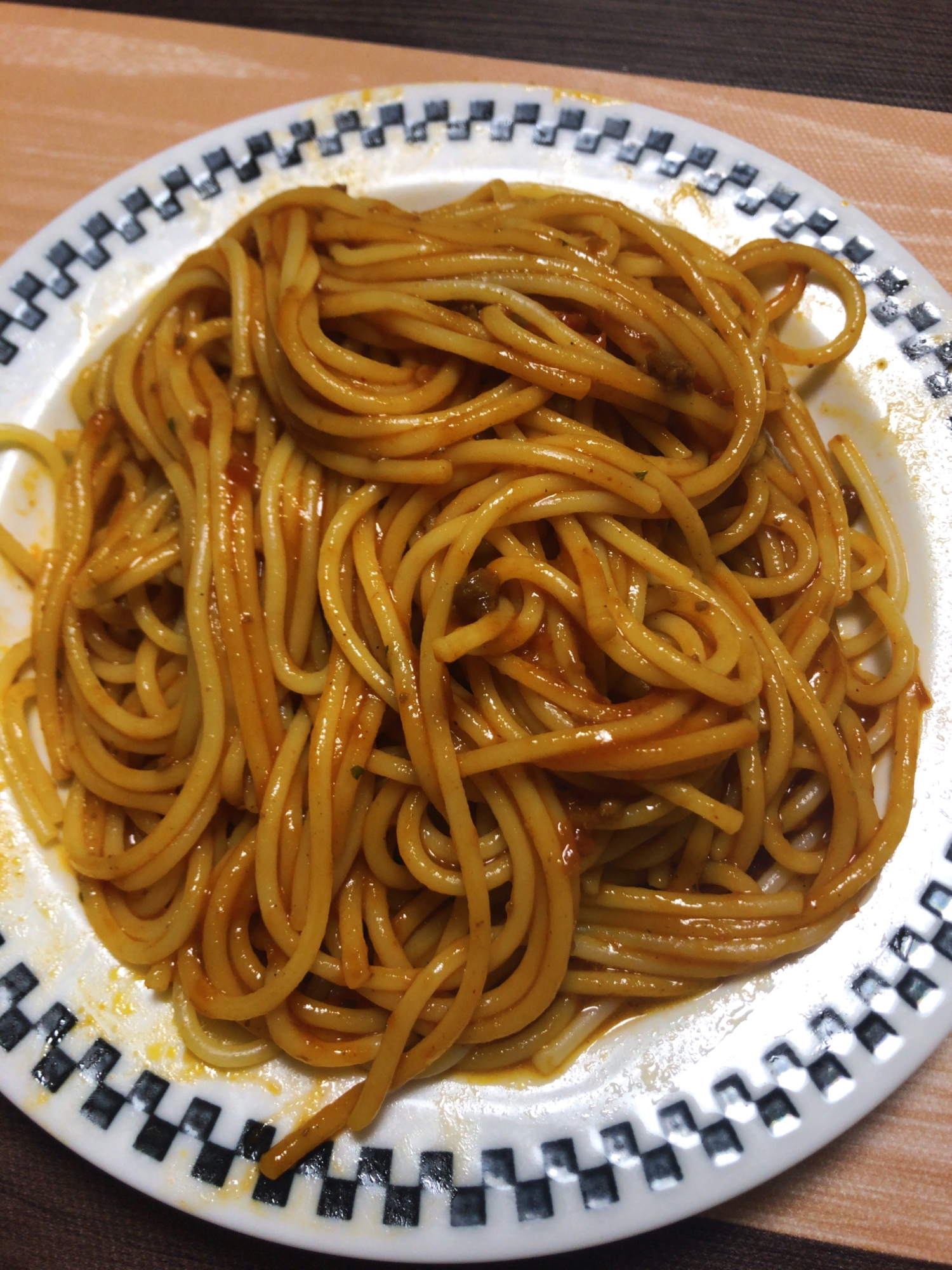 ミートソースパスタ