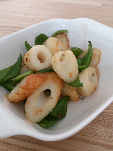 お弁当おかず　ちくわとピーマンのめんつゆ煮