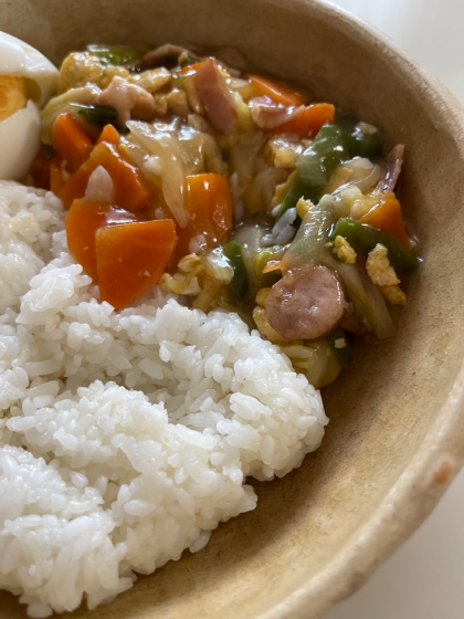 野菜たっぷり中華丼