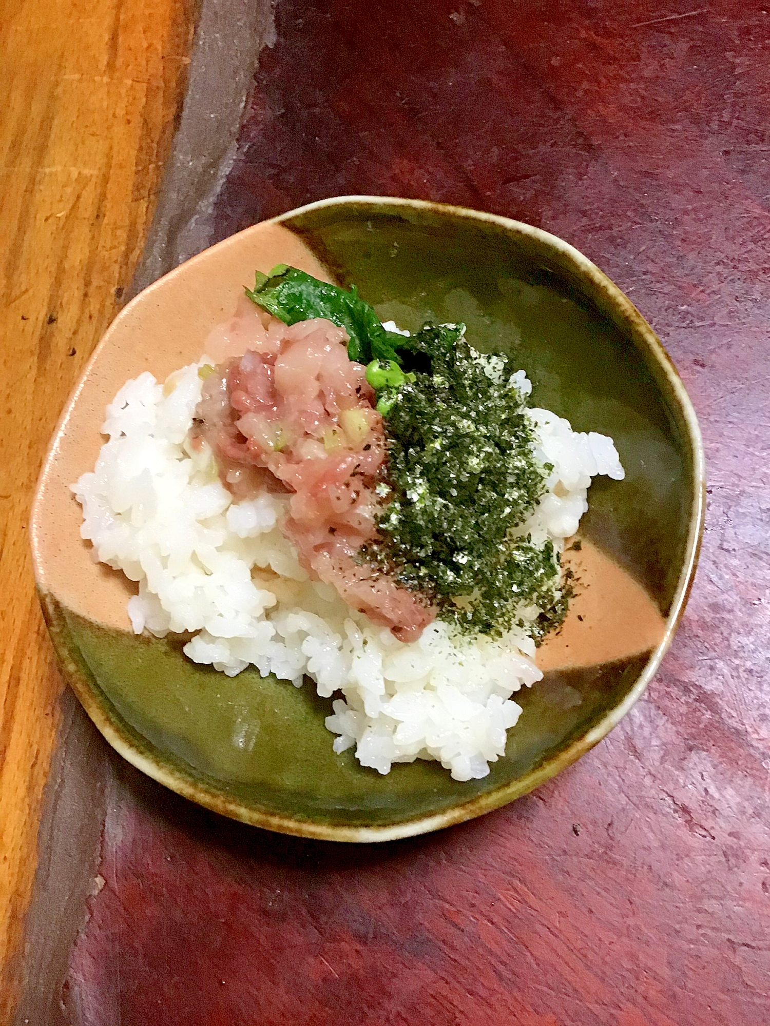 鰤ネギトロの磯辺海鮮丼（酢飯ver.）