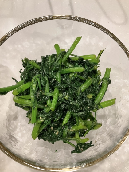 ＊＊春菊のごま和え＊＊