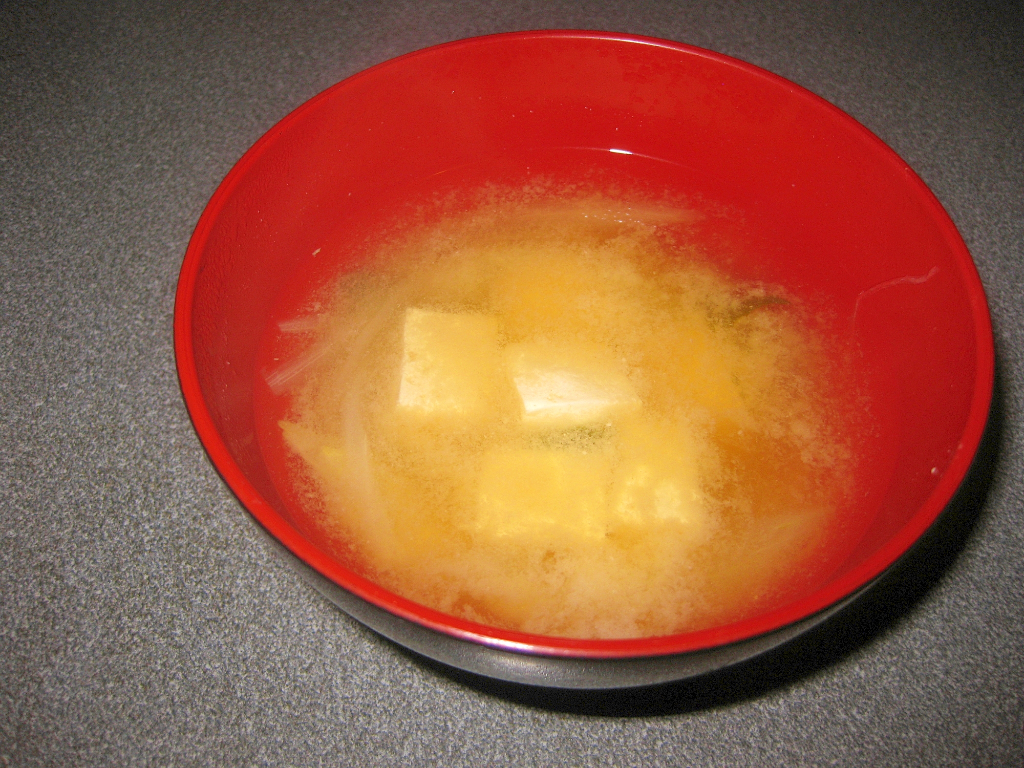 味噌汁の定番　☆　豆腐の味噌汁