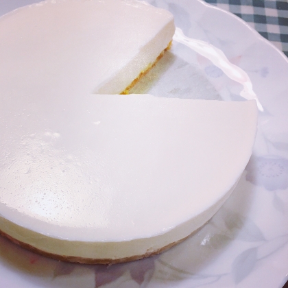 初めてチーズケーキを作りました！美味しいと家族に喜んでもらえました！