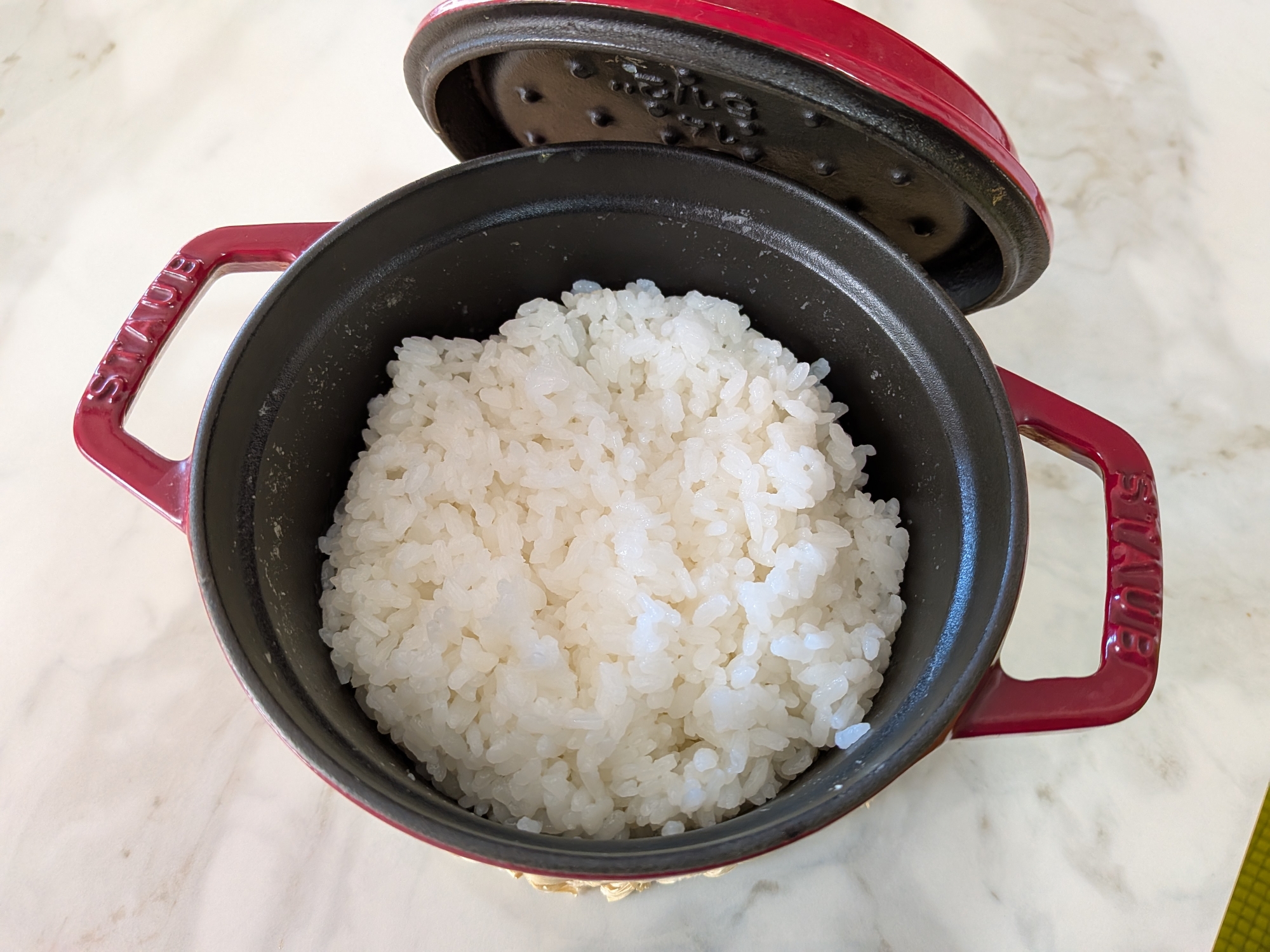 ストウブ14cm De〜炊飯