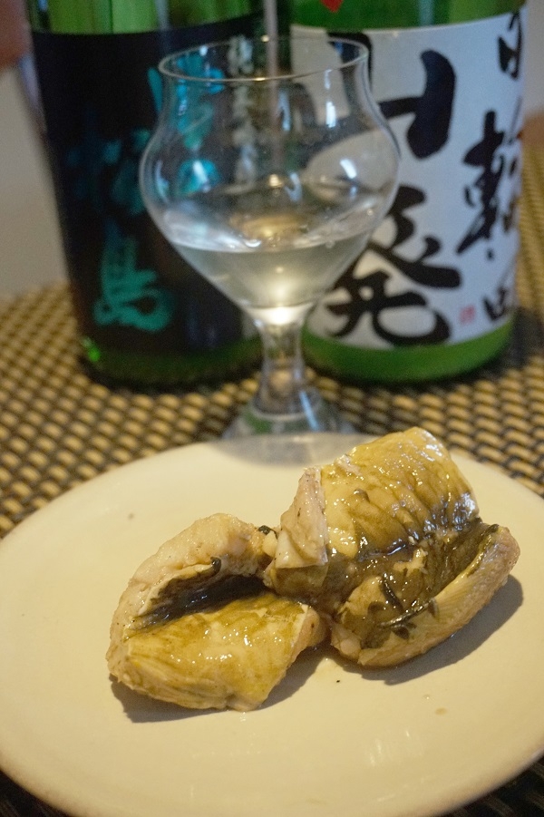 日本酒にワインに、穴子の中華低温調理