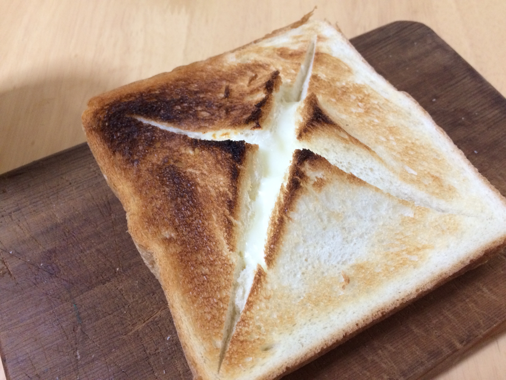 朝食に！チーズフォンデュトースト