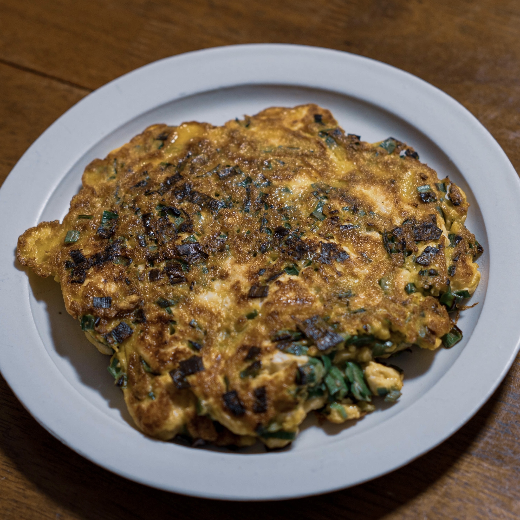 にらと豆腐のふわふわ焼き【和食・副菜】