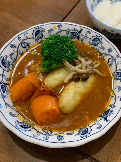 普段料理をしない夫が「スープカレーを作る」と言い出し、参考にさせてもらいました。とても美味しくできました！