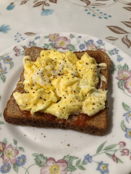 卵のトロトロ。
マヨネーズとよく合って美味しかったです。