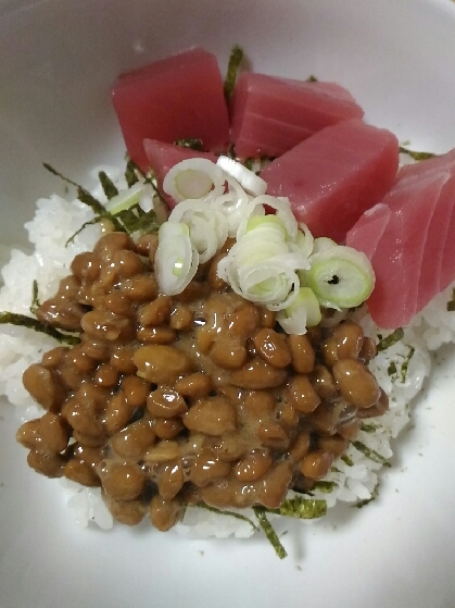 まぐろ納豆丼