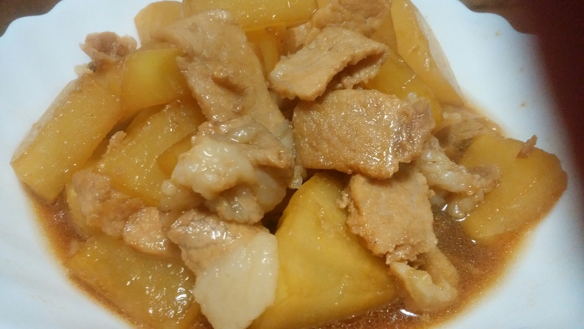 豚肉と大根の煮物