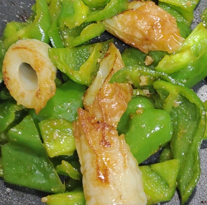 野菜とちくわ炒め