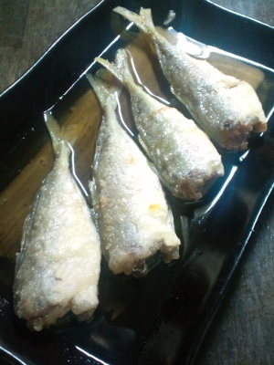 アレルギーっ子も一緒に食べられる 豆アジの三杯酢漬 レシピ 作り方 By ちびママ0627 楽天レシピ アレルギーっ子も一緒に食べられる 豆アジの三杯酢漬 レシピ 作り方 By ちびママ0627 楽天レシピ