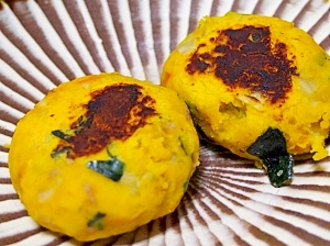 かぼちゃバーグ