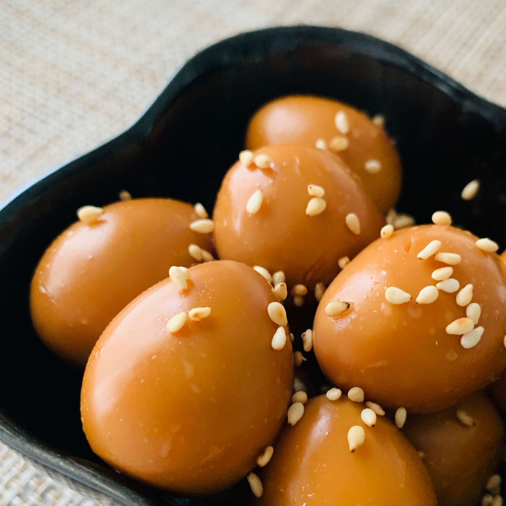 うずらのたまごの醤油煮