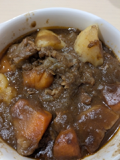 なんちゃってビーフシチュー！冷凍合挽肉で柔らかに