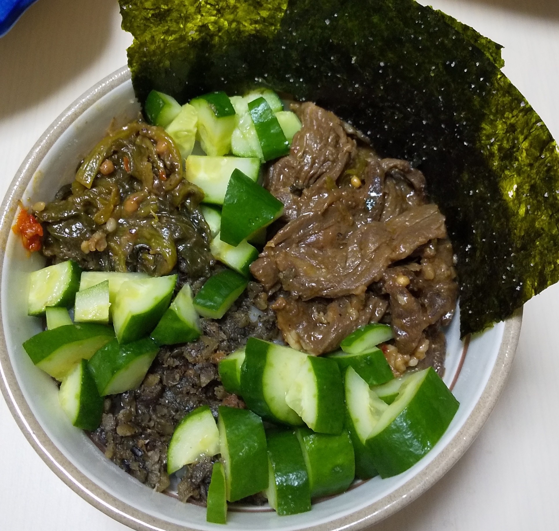 簡単旨い！キンパ(韓国風海苔巻き)丼