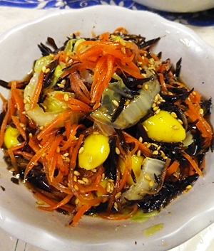 ひじき白菜の中華風サラダ