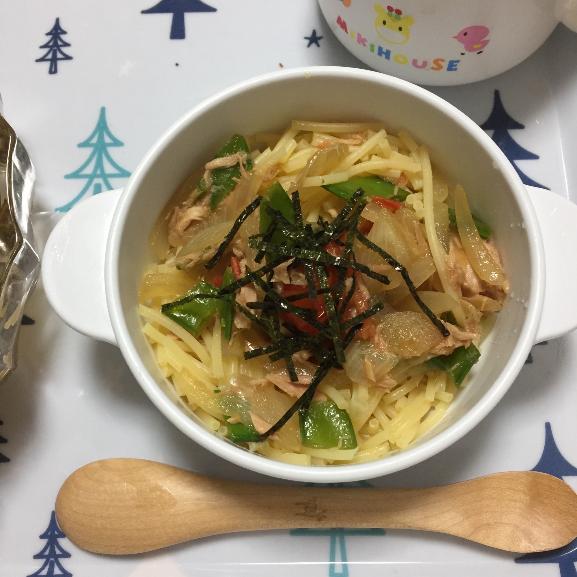 絹さやとツナの和風パスタ 離乳食完了期にも レシピ 作り方 By Harupyn 楽天レシピ 絹さやとツナの和風パスタ 離乳食完了期にも レシピ 作り方 By Harupyn 楽天レシピ