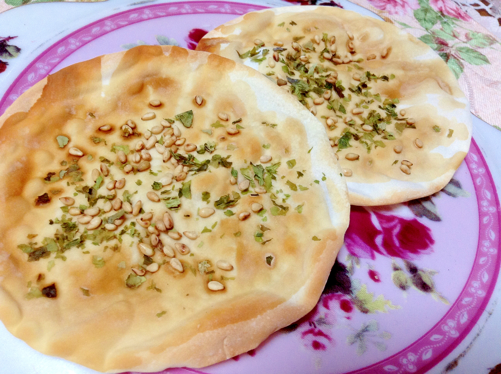 餃子の皮で♡簡単お煎餅