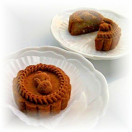 焼かない♪チーズケーキ風ビスコフ月餅