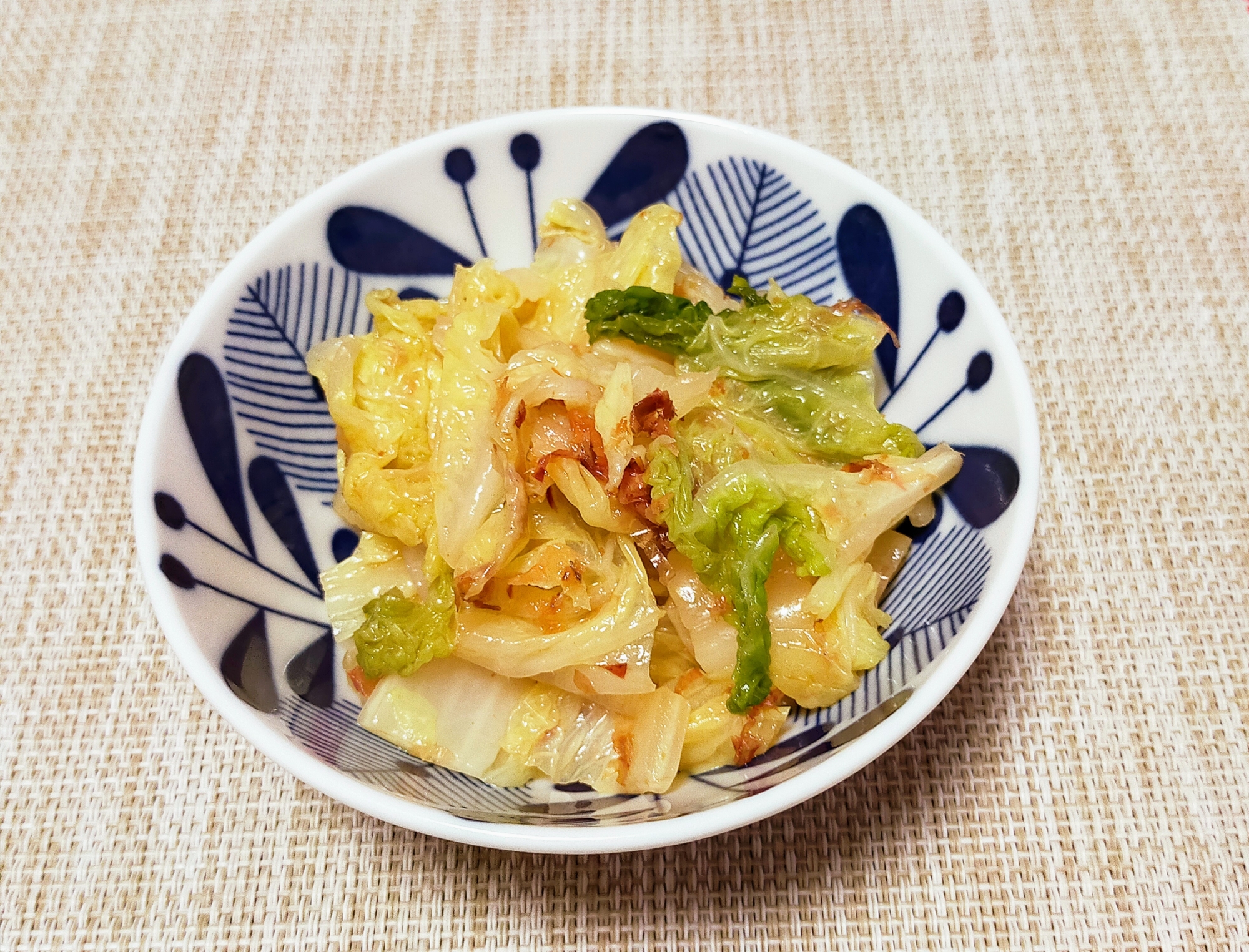 冷やし中華のたれ活用☆白菜とおかかの和え物