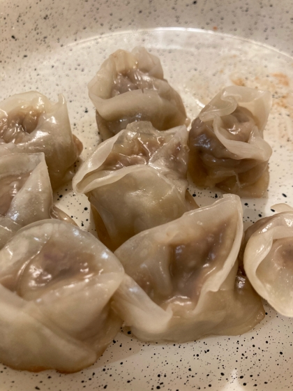 水菜と豚肉の簡単餃子