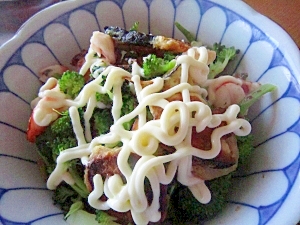 茄子肉団子野菜サラダ