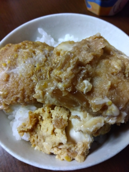 余ったとんかつで作る簡単カツ丼
