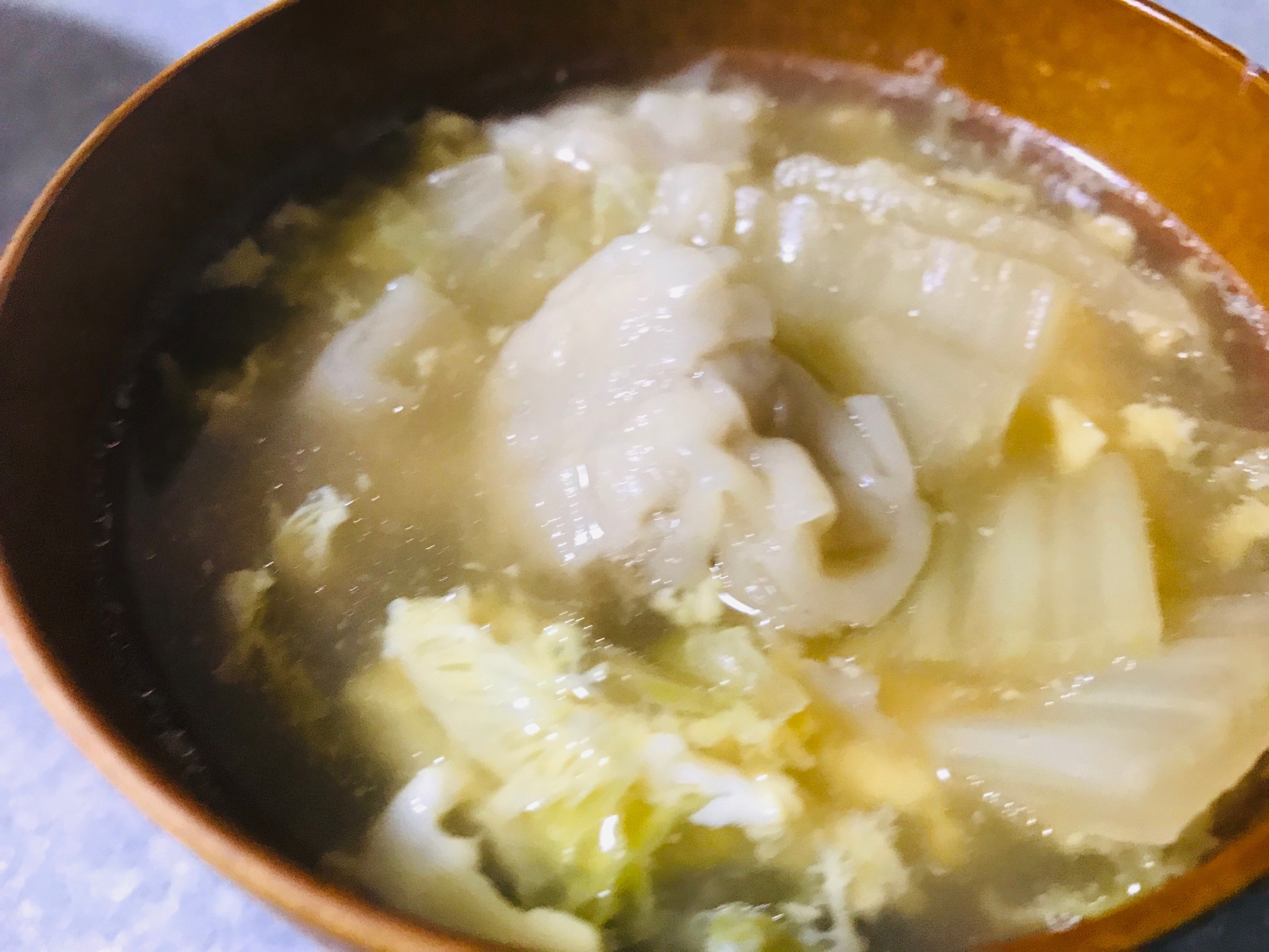 焼売アレンジ 白菜と焼売の中華卵スープ レシピ 作り方 By あざらしパパ 楽天レシピ