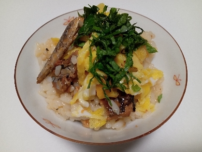 朝10分で！サンマの蒲焼き缶の混ぜご飯