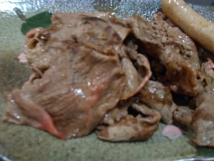 安いお肉でも美味しい～簡単あまから焼肉