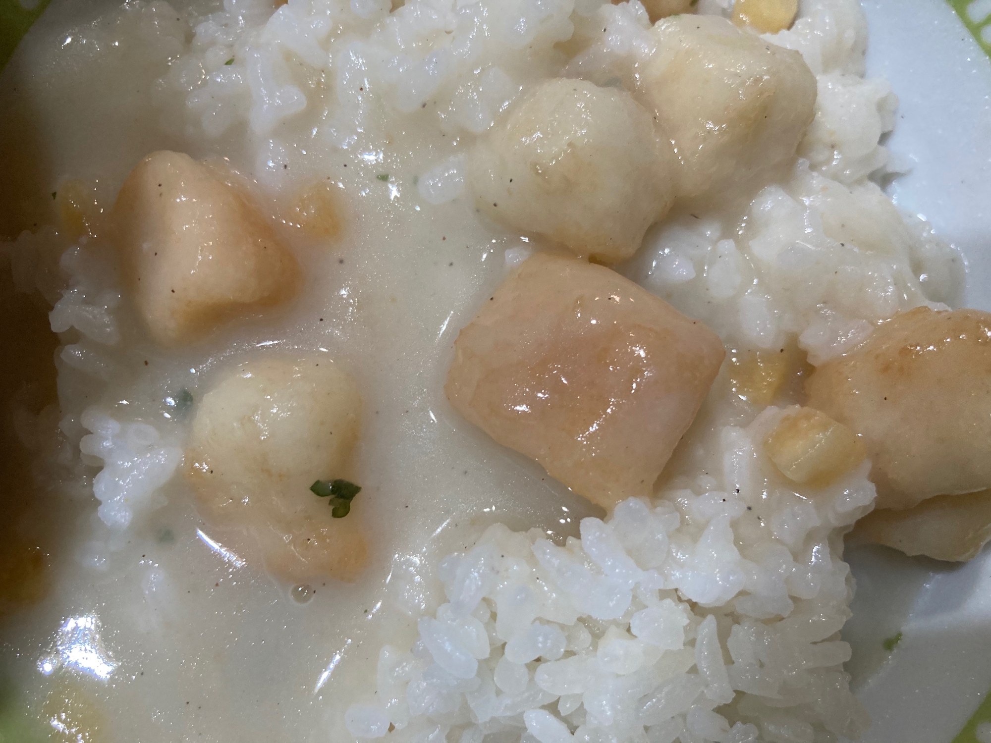 もっちり高野豆腐クリームライス