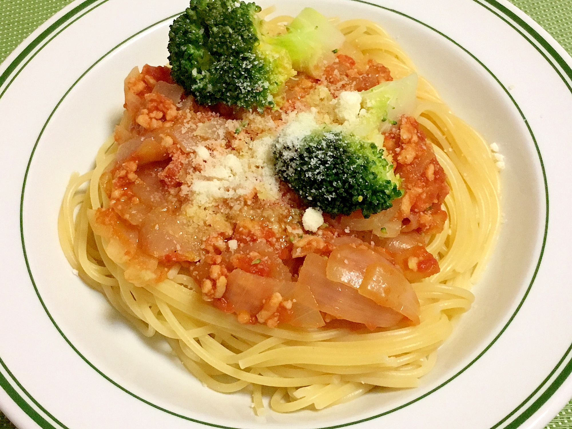 時短！ミートトマトソースパスタ