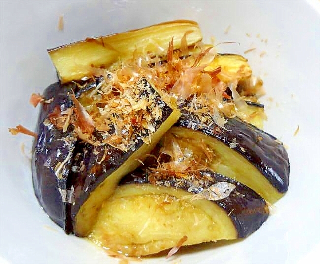 なすの焼きびたしおかか和え