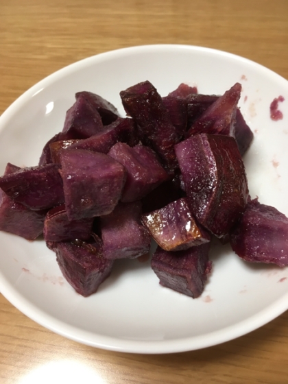 紫芋で作りました(*^^*)とても美味しくできました(*^^*)ごちそうさまでした