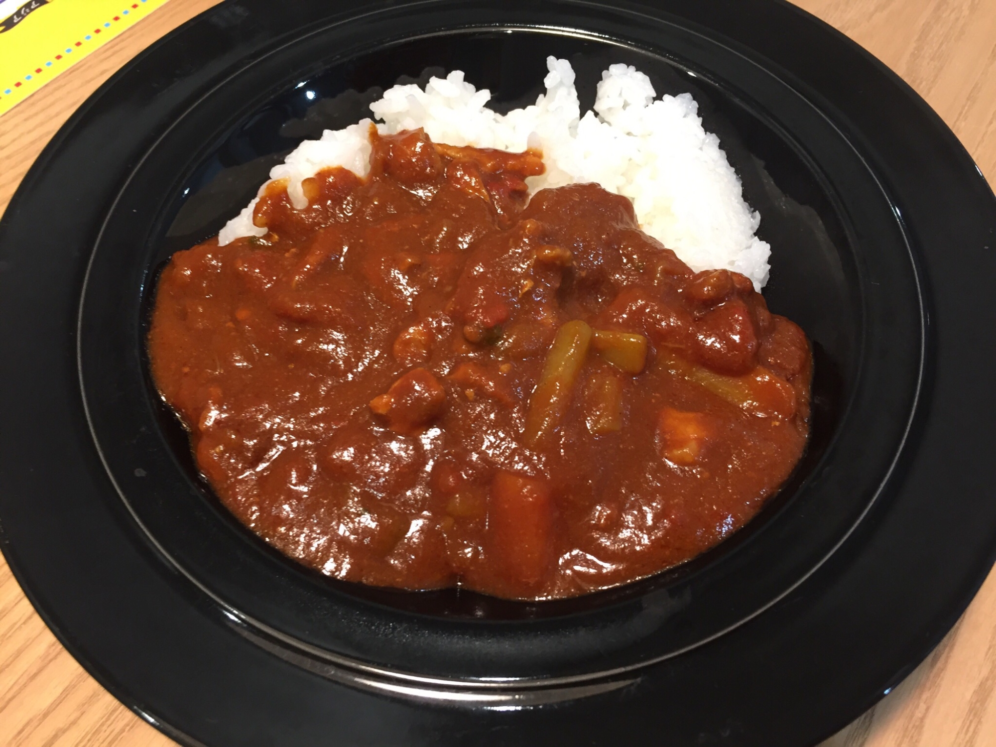 節約！！豚こまとブロッコリーの茎のカレー