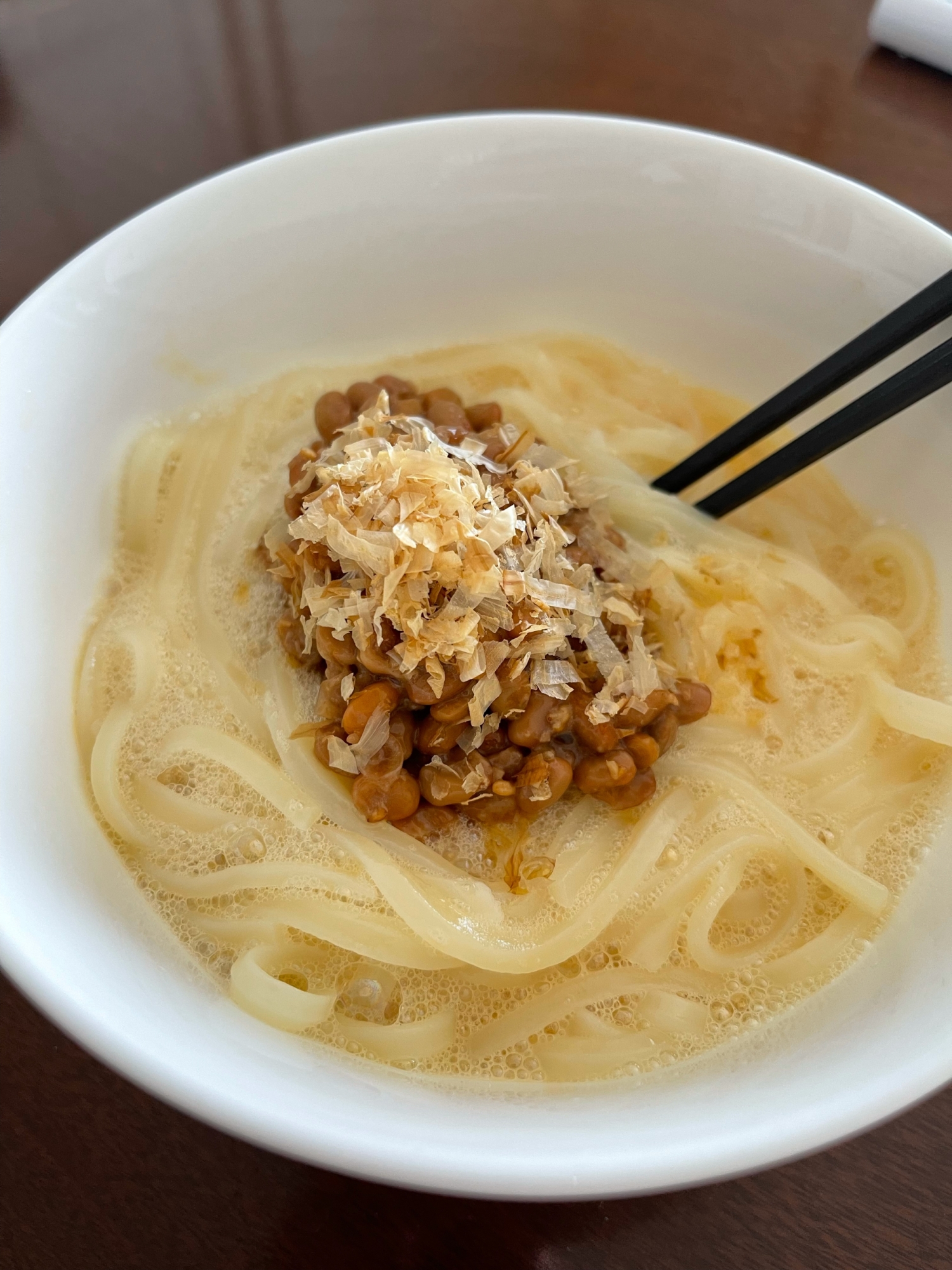 つるるっと食べれちゃう❤納豆うどん