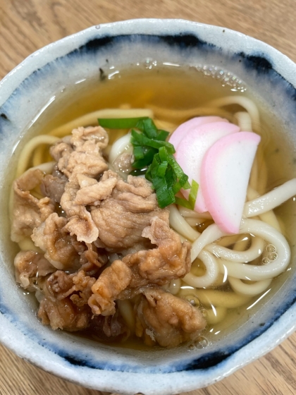 主夫がつくる肉うどん