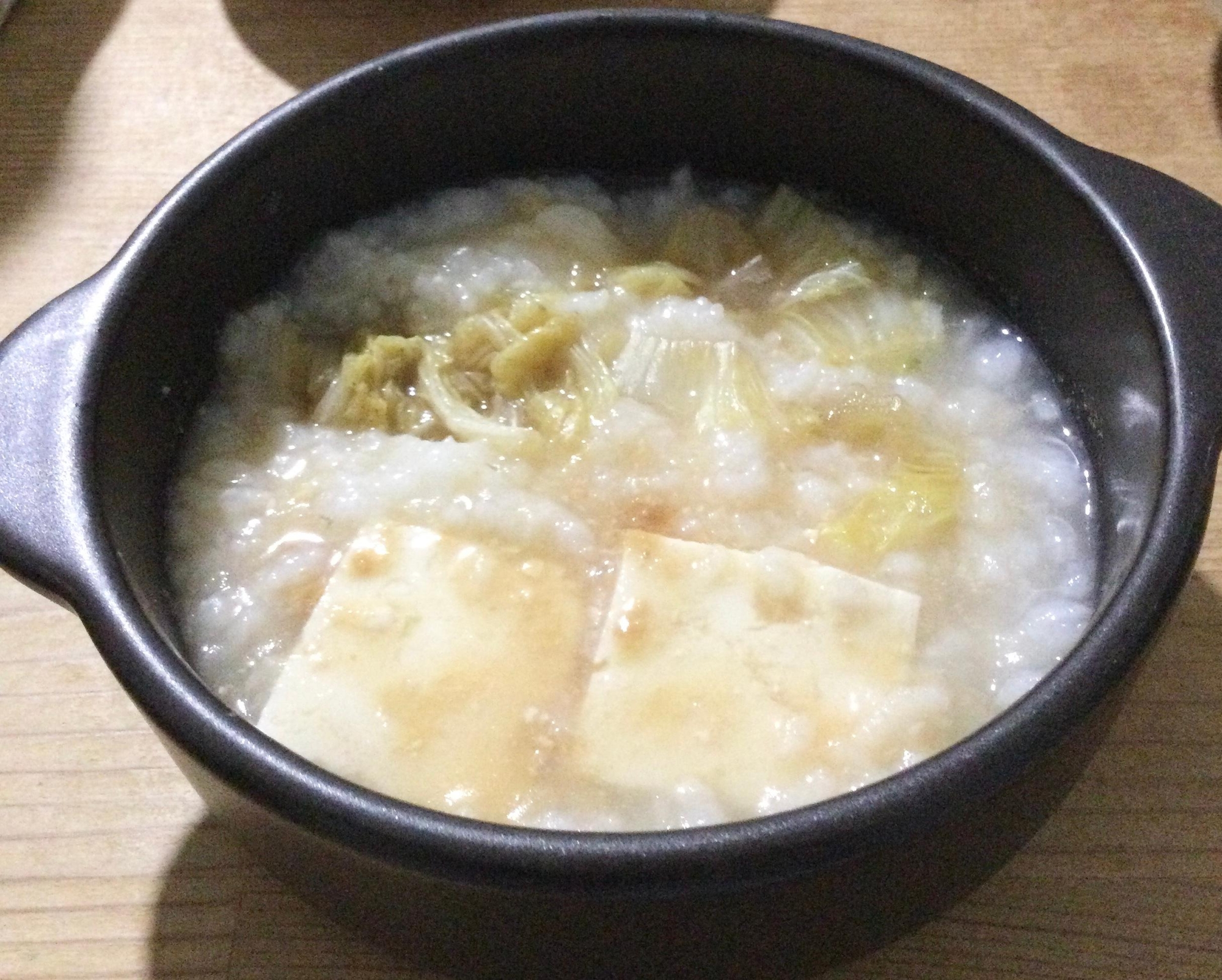 豆腐白菜入りおじや♪