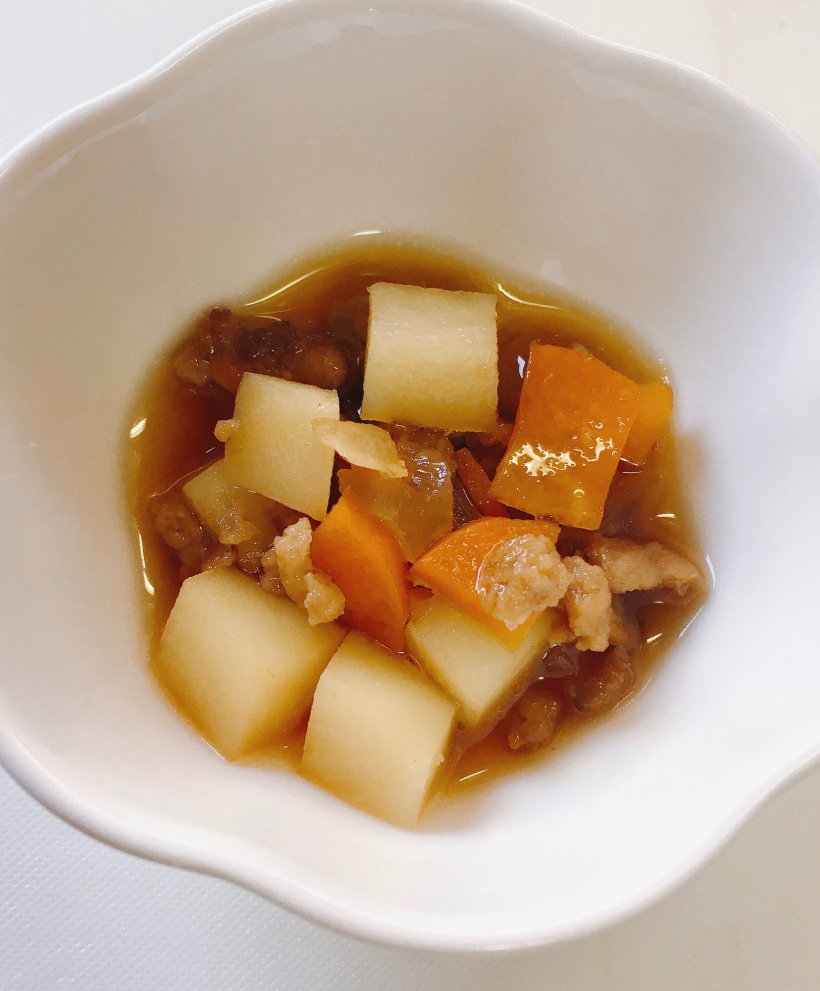 離乳食 完了期 野菜ゴロゴロ肉じゃが レシピ 作り方 By Yuichi 楽天レシピ