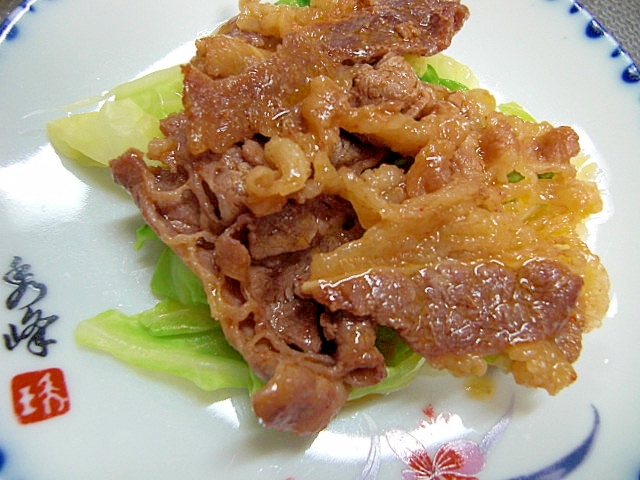 タレ漬カルビのせ蒸しキャベツ レシピ 作り方 By Hime Tarako 楽天レシピ