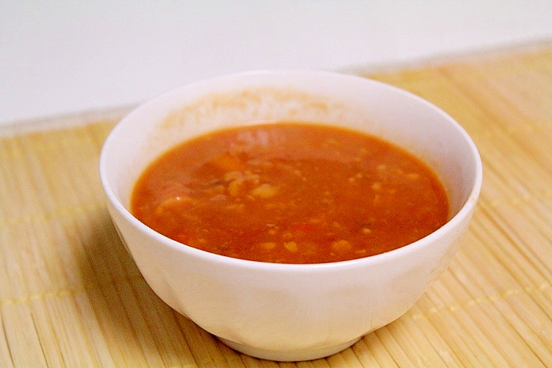 雑穀トマトスープ