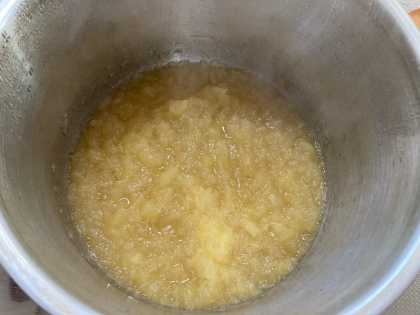 圧力鍋で作る砂糖10％のりんごジャム♪