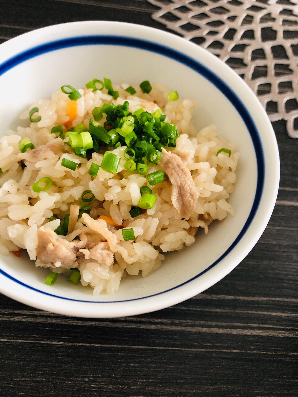 切り落とし豚で☆炊き込みご飯