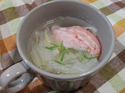 ☆白菜とカニカマのお雑煮☆