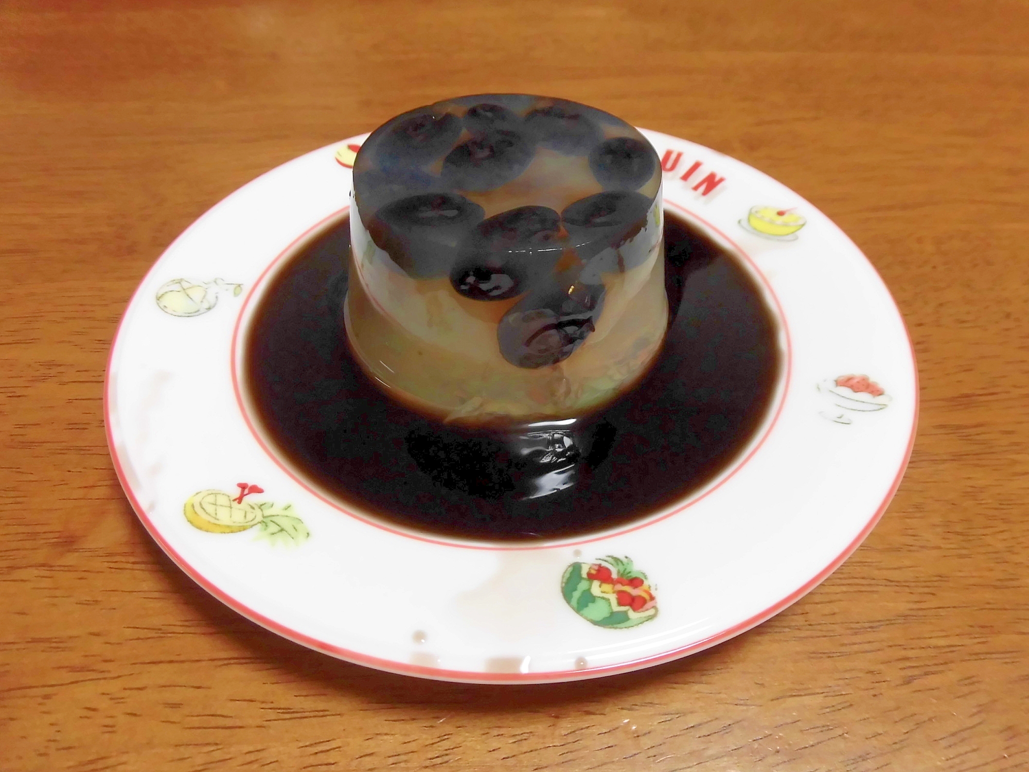 黒豆の寒天よせ